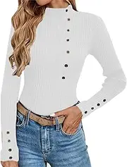 [Generic] Big and Tall Thermal Shirts for Men Neck Button Down Sweater with Long Sleeves Men Thermals Top and Bottom Set