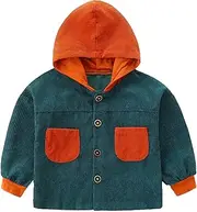 [Generic] Coattail Jacket Boys Toddler Boys Girls Long Sleeve Winter Warm Outwear Vest Jacket Coat Patchwork Colour Fleece Boy Winter Coat 18 Months