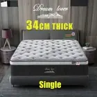 SINGLE Mattress 7 Zone Pocket Spring Mattress Ultra HD Foam EuroTop *DREAM LOVER
