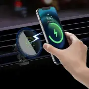 VNBBT Wireless Car Charger Compatible with Mag-Safe Charge, Magnetic Wireless Car Charger, Air Vent Mount