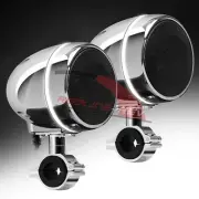 Waterproof Bluetooth Motorcycle Amp Stereo LED Audio Speakers System USB Harley