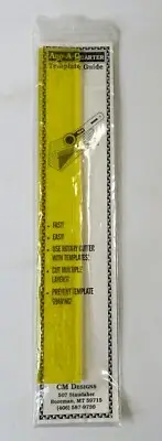 CM Designs Add-A-Quarter Template Heavy Plastic Guide 12" NEW