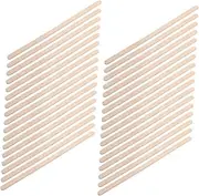 BELLIFFY 100pcs Wooden Waxing Sticks Applicators Hair Removal Wax Spatula Edges for Eyebrows Body and Sensitive Areas Efficient Waxing Tool for All Hair Types