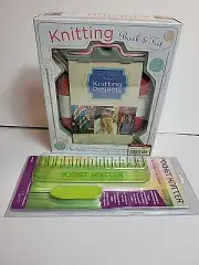 Knitting Art Craft Lot New Projects Needles Yarn Patterns DIY Kits Q