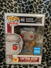 Funko Pop DC Captain Atom 2020 Wondercon Shared Exclusive In Hand + Protector