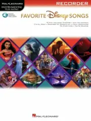 Favorite Disney Songs Instrumental Play-Along Recorder Book and Audio 000369128