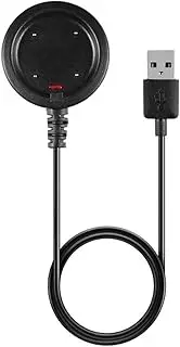 QWY Charger High Speed Intelligent Wearable Device, Smart Watch Charging Data Cable for Polar Vantage V/M, Length : 1m (Black)