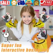 Dog Boxing Hand Puppet Toy Kung Fu Dog Toy Husky Puppets Toys with Sound Gift D2