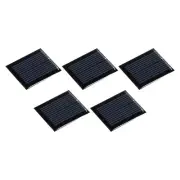 Mini Solar Panel Cell 1V 80mA 0.08W 30mm x 25mm for DIY Project Pack of 5