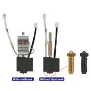 3D Printer Hotend Kit Steel Nozzle Heat Block For Anycubic Kobra 3 Accessories