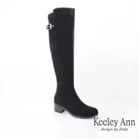 在飛比找蝦皮商城優惠-Keeley Ann 金屬釦飾羊皮及膝長靴(2796172)
