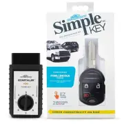 Simple Key, Key Fob and Key Programmer 3 Button Keypads, Key Replacement Remo...