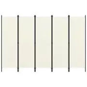 5 Panel Room Divider Folding Privacy Screen Separator Stand Home Decor Partition