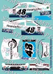 2024 Brennan Poole Xfinity Throwback 1/64 Peel & Stick Decal Set