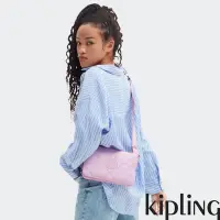 在飛比找Yahoo奇摩購物中心優惠-『千層包』Kipling 夢幻優雅粉紫單肩隨身斜背包-RIR