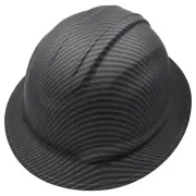 Bullhead Safety Full Brim Hard Hat with Six-Point Ratchet Suspension, Reversi...