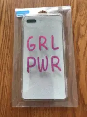 New RUE 21 IPhone 6/7/8 Plus Phone Case Clear Glitter Cascade Ships N 24h