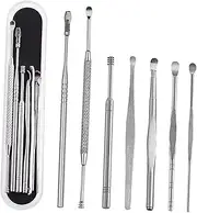7Pcs Stainless Steel Wax Removal Tool Set Wax and for Safe Cleaning and Hygiene for Home and Use