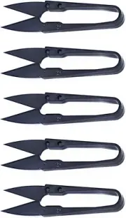 5 Packs Black Sewing Embroidery Snips, Bonsai Pruning Scissors, Garden Pruner...
