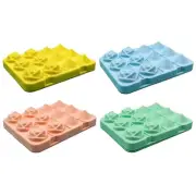 Flexible Rose Shape Ice Cube Trays Rose Ice Cube Moulds Ice Cube Maker Reusable