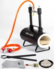DFSW2 GAS PROPANE FORGE Furnace Burner Knife Making Blacksmith Farrier