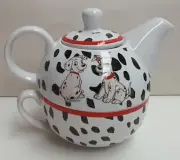 Disney 101 Dalmations Tea For One 520ml Teapot and 280ml Cup MIB Patch & Rolly