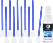APS-C Sensor Cleaning Kit for DSLR Mirrorless Cameras with 10 Swabs and Lens Cle