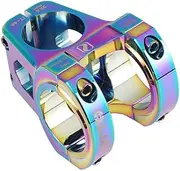 Oimzzr 31.8 * 35mm Short MTB Stems Bicycle Aluminum Alloy Handlebar Stem for Road Bike Mountain Bike Colorful