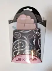 NEW Lexees Sandal Toppers (only) Flexees NWT $20 Pasley Black & White Sparkle