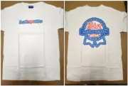 Lafayette x PABST BLUE RIBBON 2019 Mens Med Neon T-Shirt Brand NEW Never Worn
