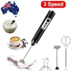 EggElectric Beater Milk Coffee Frother Drink Foamer Mixer Tool USB Rechargeable