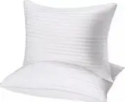 Qnoon Pillows Queen Size Set of 2, Hotel Collection Bed Pillows for Sleeping New