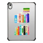 iPad 10.9-inch (10th gen) iPad Impact Case bookshelf for book lovers - book collection -ipad case