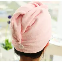 在飛比找蝦皮購物優惠-韓國摩克麗神奇乾髮帽 7倍吸水 超強吸水超細纖維乾髮毛巾 免