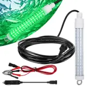 120 2835 SMD LED Underwater Fishing Light，8" 10.5W DC 12V 1000ML Green Night ...