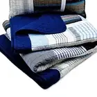 QUILTED HARRY PATCHWORK SOFT THROW BLANKET COVERLET 150x150cm **FREE DELIVERY**