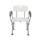Adjustable Height Elderly Bath Tub Shower Chair Bench Stool Non-slip 1 XX