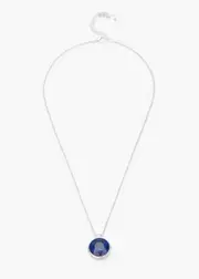[Taking Shape] Taking Shape Detailed Jewel Drop Necklace in Teal - Women's Accessories Teal
