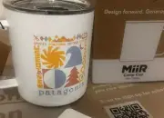 NWT Patagonia Miir Camp Cup Insulated Mug & Patagonia Stickers