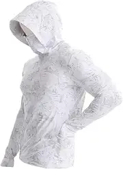 ["Abbraccia"] Abbraccia Men Sun Protection Hoodie Shirt Rash Guard Sun Shirts Breathable with Mask Cooling Shirt Jacket Fishing Shirt for Outdoor
