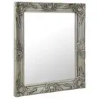 NNEVL Wall Mirror Baroque Style 50x60 cm Silver