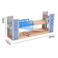 在飛比找樂天市場購物網優惠-天橋 木質托馬斯火車散裝軌道配件軌道橋系列軌道場景益智玩具雙