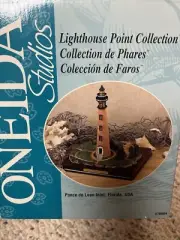 Oneida Studios Lighthouse Point Collection Ponce de Leon Inlet FL New w/ Box