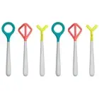 6pc Boon Blobbles Bubble Bath Wands Bathing Baby/Kids Toy Set Toddler 18m+ Child