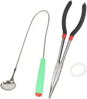 Oshhni Hot Water System Cleaner, Solar Heater Cleaning Tool, Removing Scale Spoon Wash Equipment Descaling Spoon for Heaters