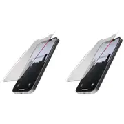2x X-Doria Raptic Glass Full Coverage Screen Cover For iPhone 16 Pro Max Clear
