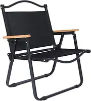 AIMALL Ultra-Light Outdoor Folding Chair - Kermit Style, Portable Aluminum Alloy Stool for Camping, Picnic, and Fishing, Available in Black and Khaki, Supports up to 264 lbs (120 kg)