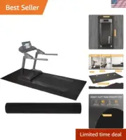 High Density Home Gym Treadmill Exercise Bike Equipment Mat, 1/4" Thick, Mult...