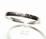 Engraved Sterling Silver Bangle
