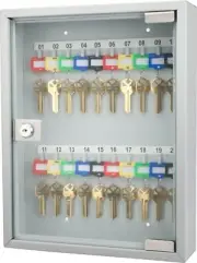 Barska 20 Position Key Cabinet with Glass Door CB12952
